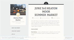 Desktop Screenshot of heatonmoormarket.com