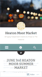 Mobile Screenshot of heatonmoormarket.com